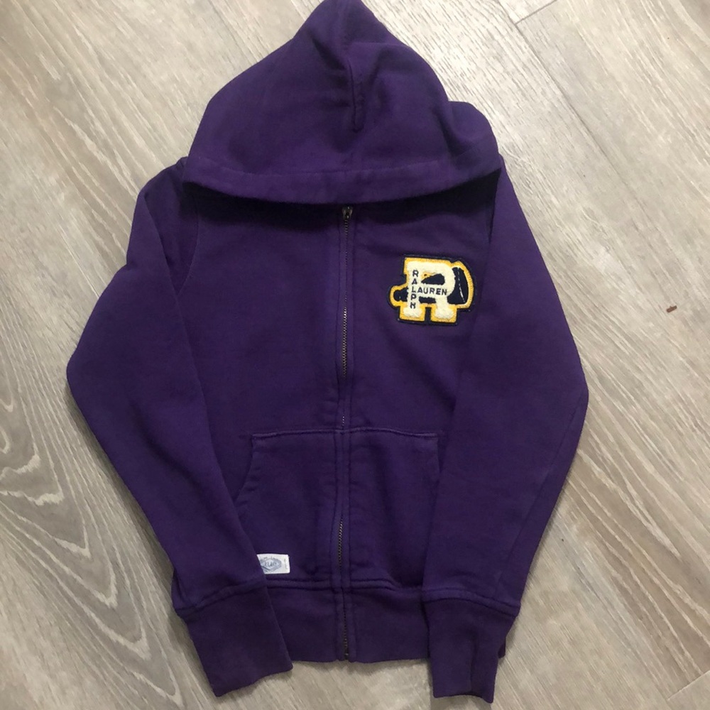 Polo Ralph Lauren, hooded sweatshirt, size 7